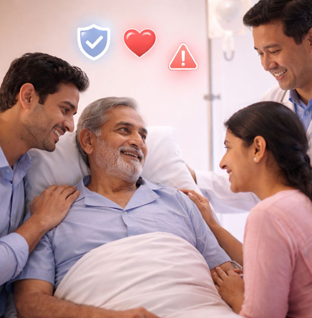 Family counselling on safety monitoring and reporting